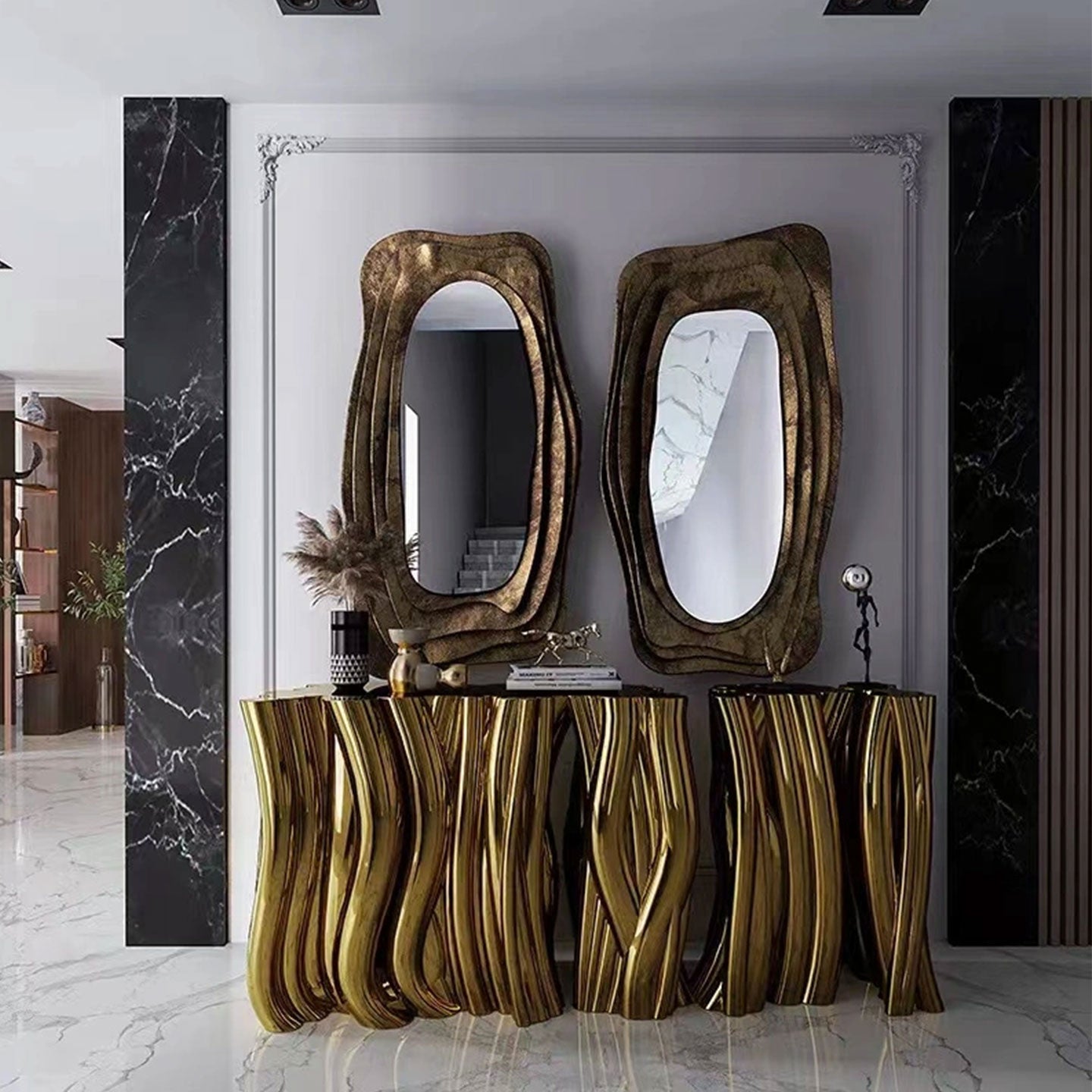 rectangular wall mirror