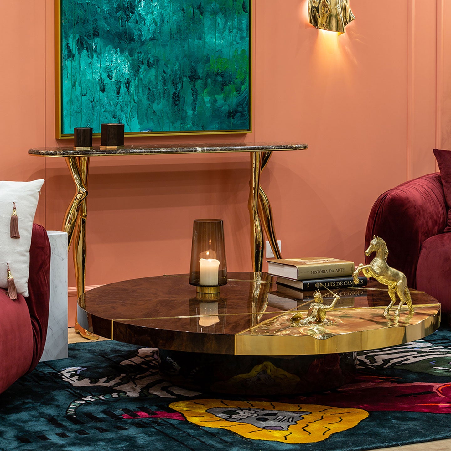 Marilyn Monroe styled foyer table