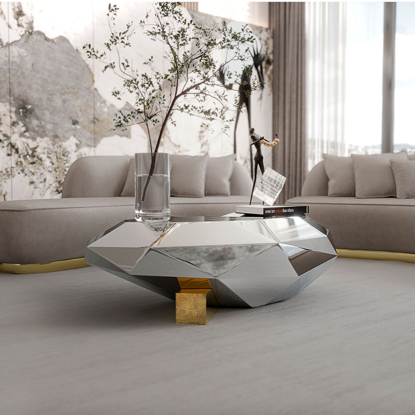 Diamond center table