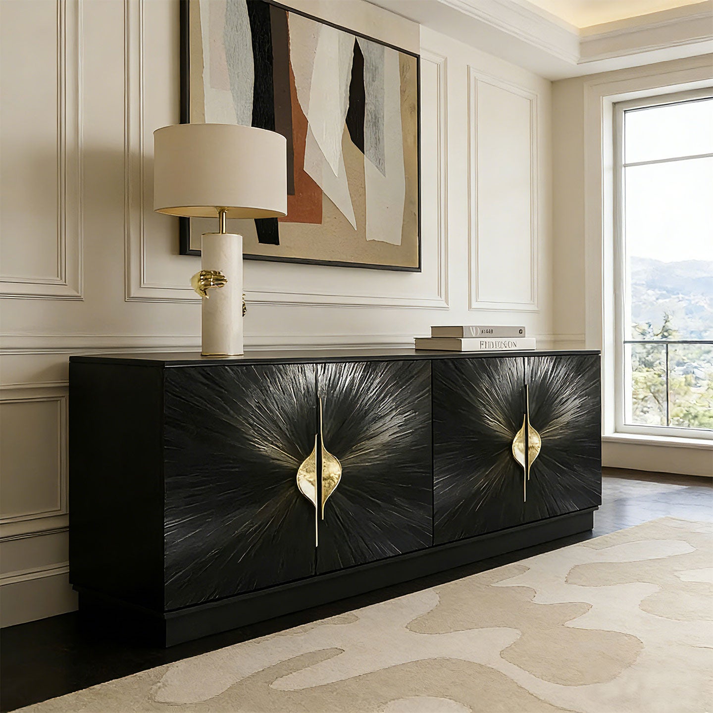 Celine Straw Cabinet