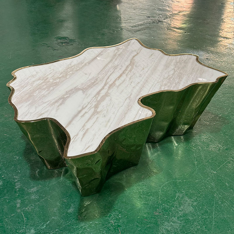 eden calacatta marble center table