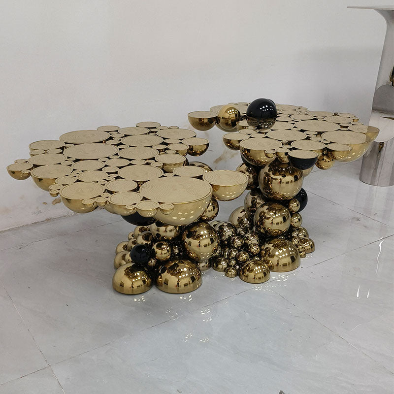 newton Gold center table