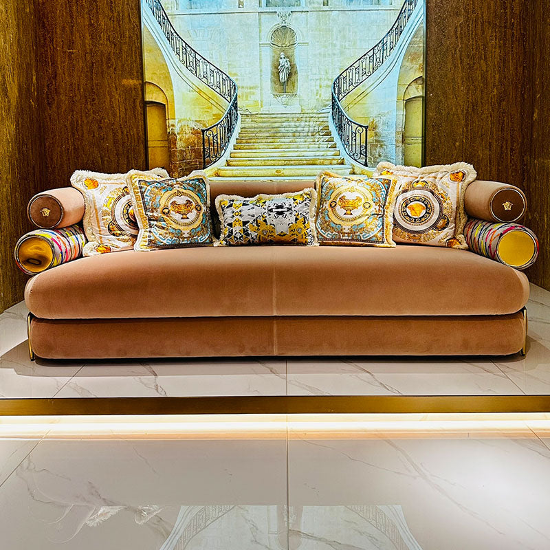 Pink Velvet Armchair