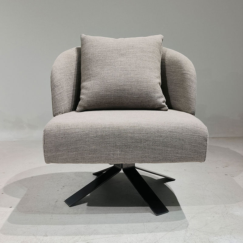 360-Degree Swivel Leisure Chair—Fabric Material and Color Customizable