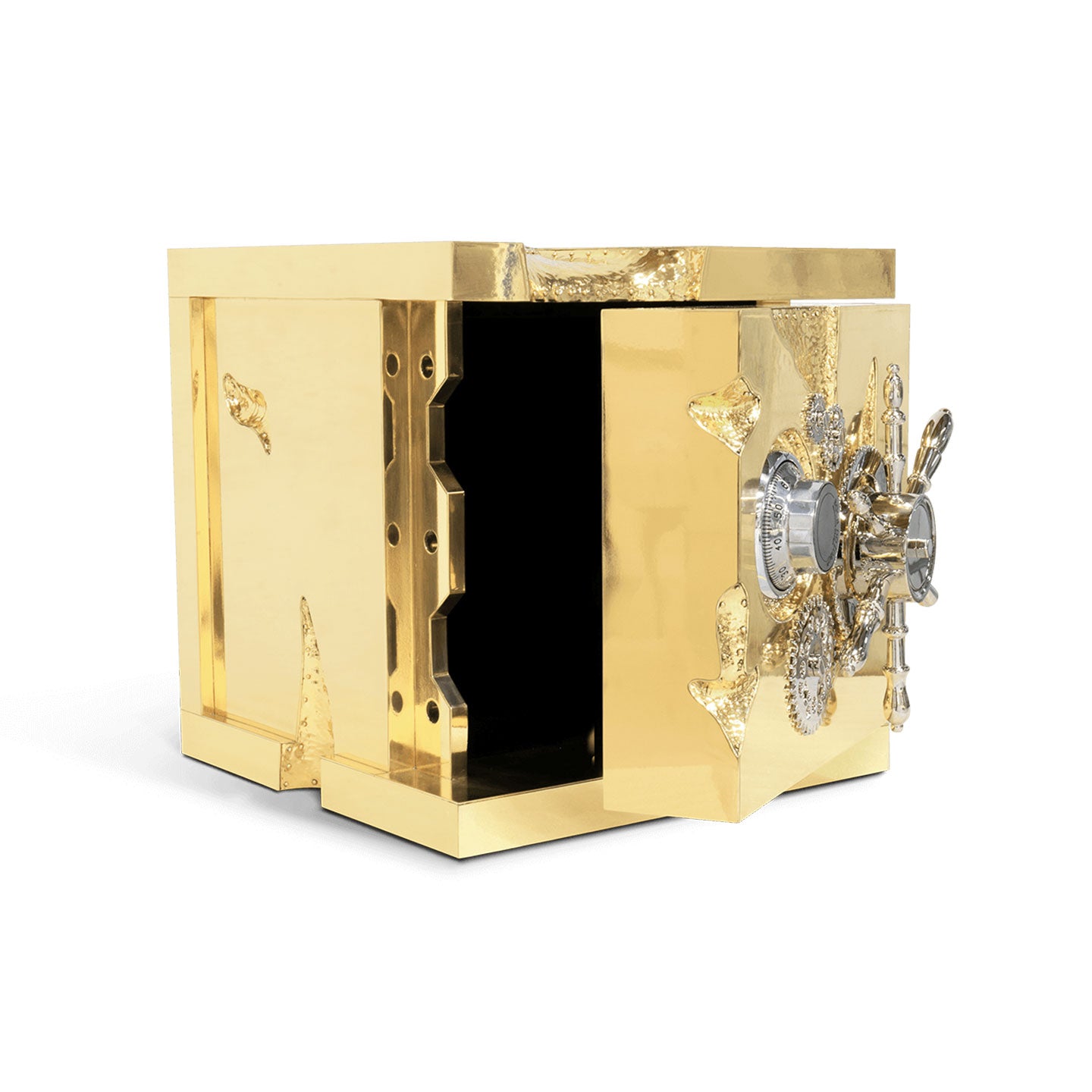 Luxury Gold Safe, High-Security Portable Jewelry Cabinet