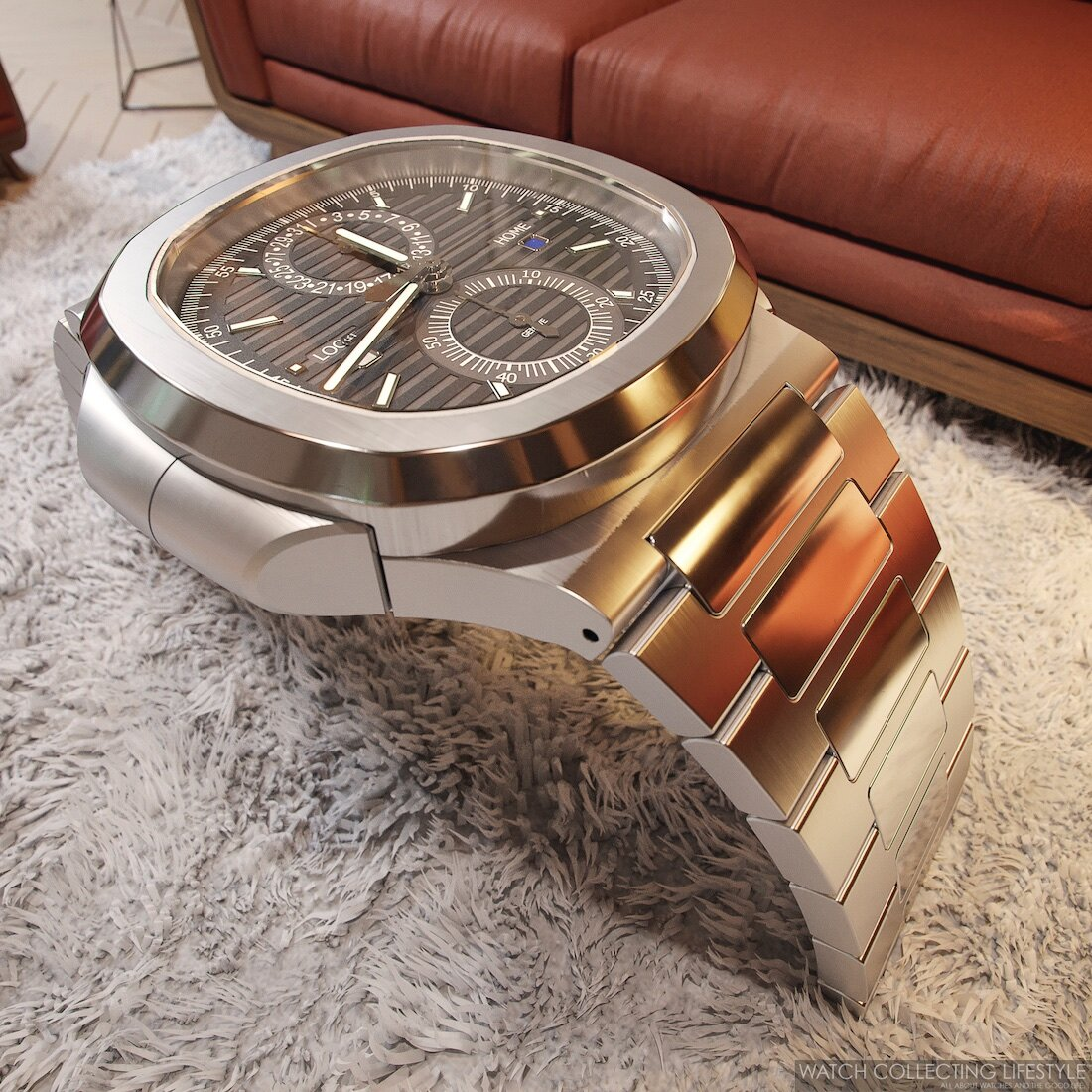 Watch-Shaped Coffee Table