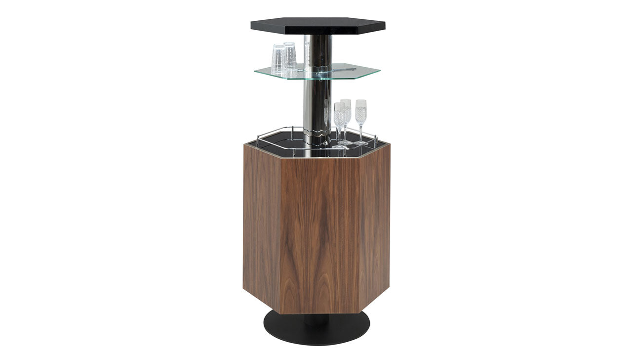 Hexagonal Electric Lift Bar Cabinet