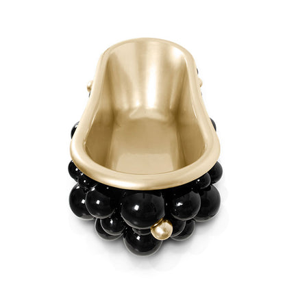 Luxury Furniture Direct Sales Factory - Modern Bathroom Bubble Ball Freestanding Bathtub in Black
