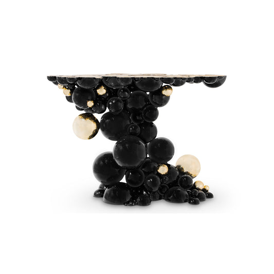 Black Bubble-Shaped Control Console