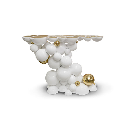 White Bubble Ball Console