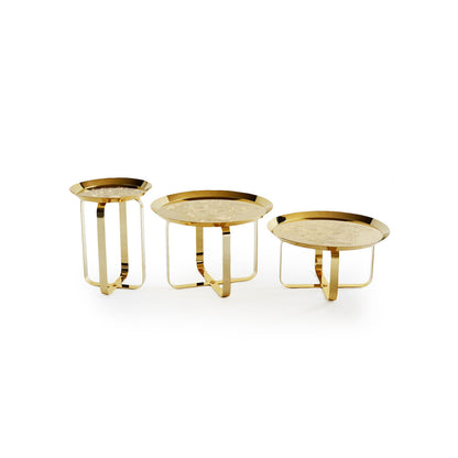 Unique Gold Side Table