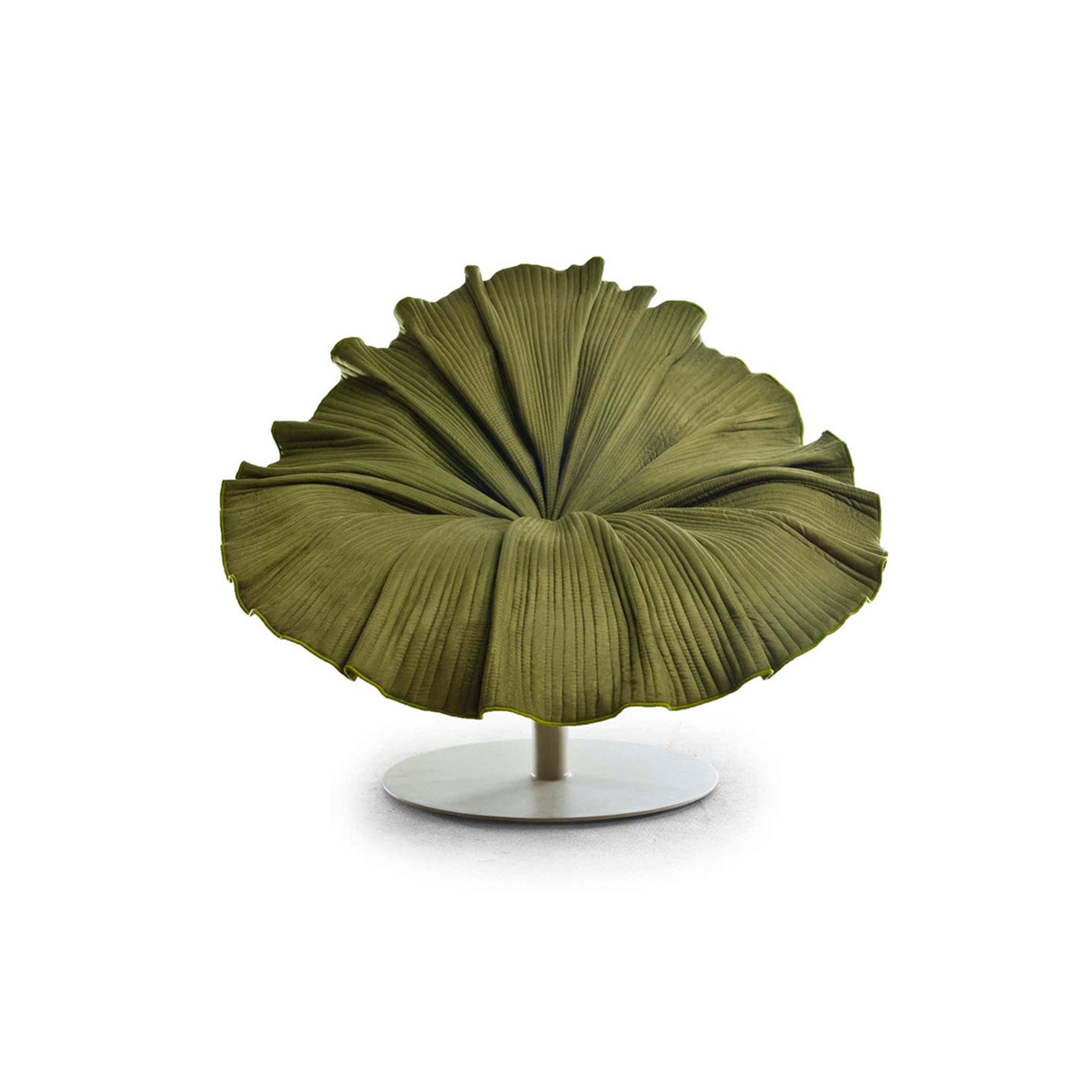 Rotatable lotus chair supports color customization