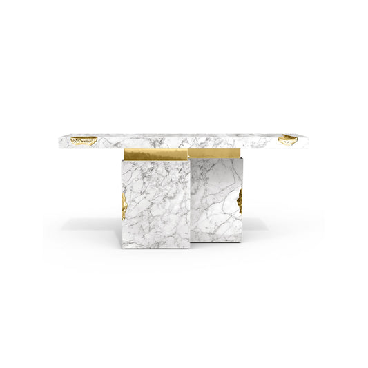 Empire nero marquina console