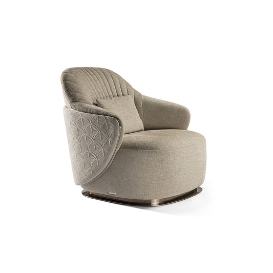 Luxury Fabric Armchair