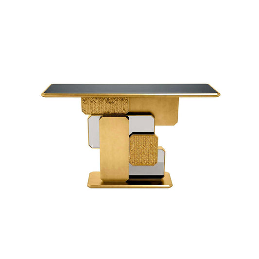 Beautiful Console Bronzed or Silver Finish Top bronzed or Smoked Mirror Mosaic