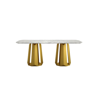 Rectangular dining table
