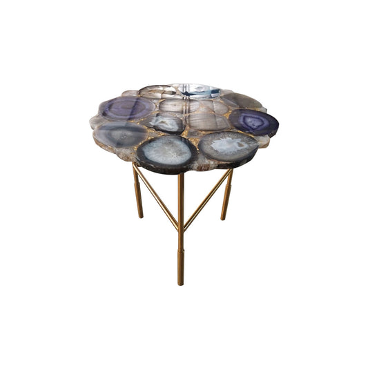 Agate Stone Sofa Side Table
