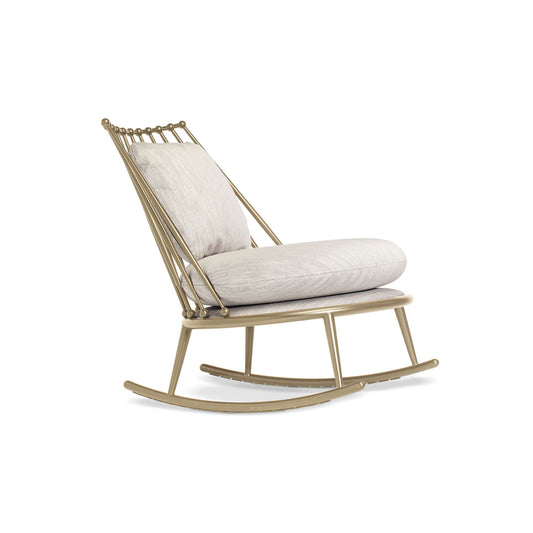 Aurora bacchettata poltrona a dondolo