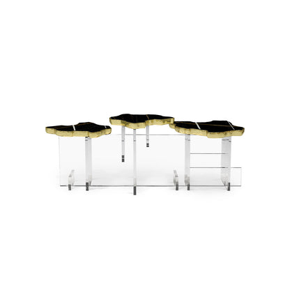 monet xl nero marquina side table