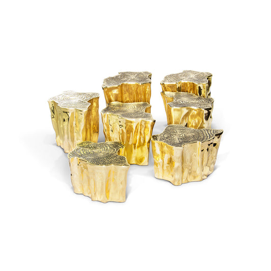 Luxury living room furniture, irregularly shaped coffee table set