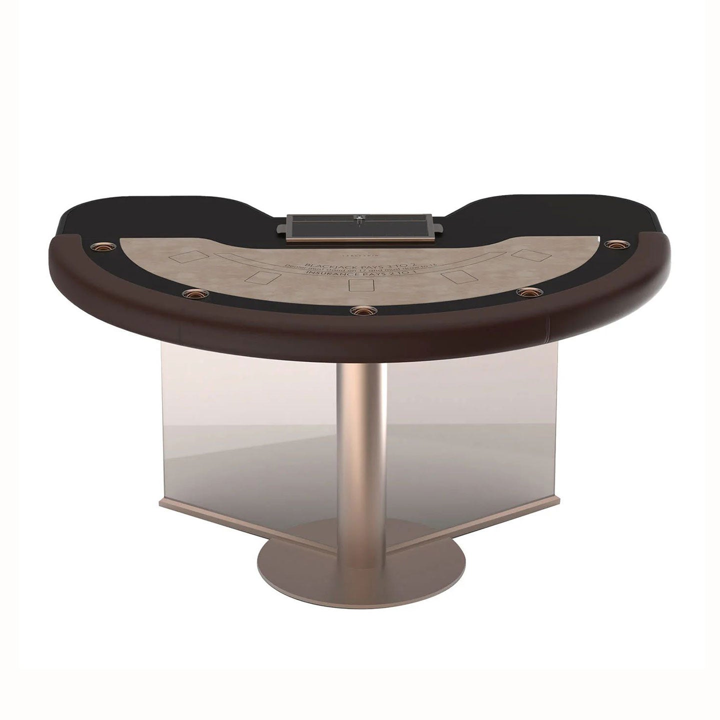 10 Person Luxury Poker Table Poker Wooden Texas Poker Table Suitable for home entertainment or game rooms