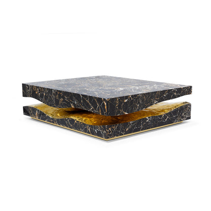 quarry portoro marble center table