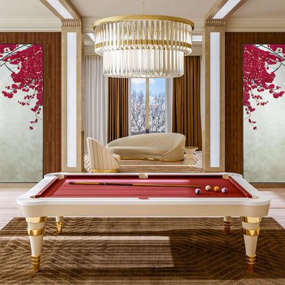 Designer Customised Luxury 8ft 9ft Slate Indoor Pool Table Suitable for indoor or game room Customizable colors