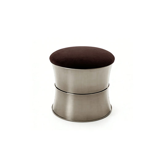 Stainless steel cylindrical stool