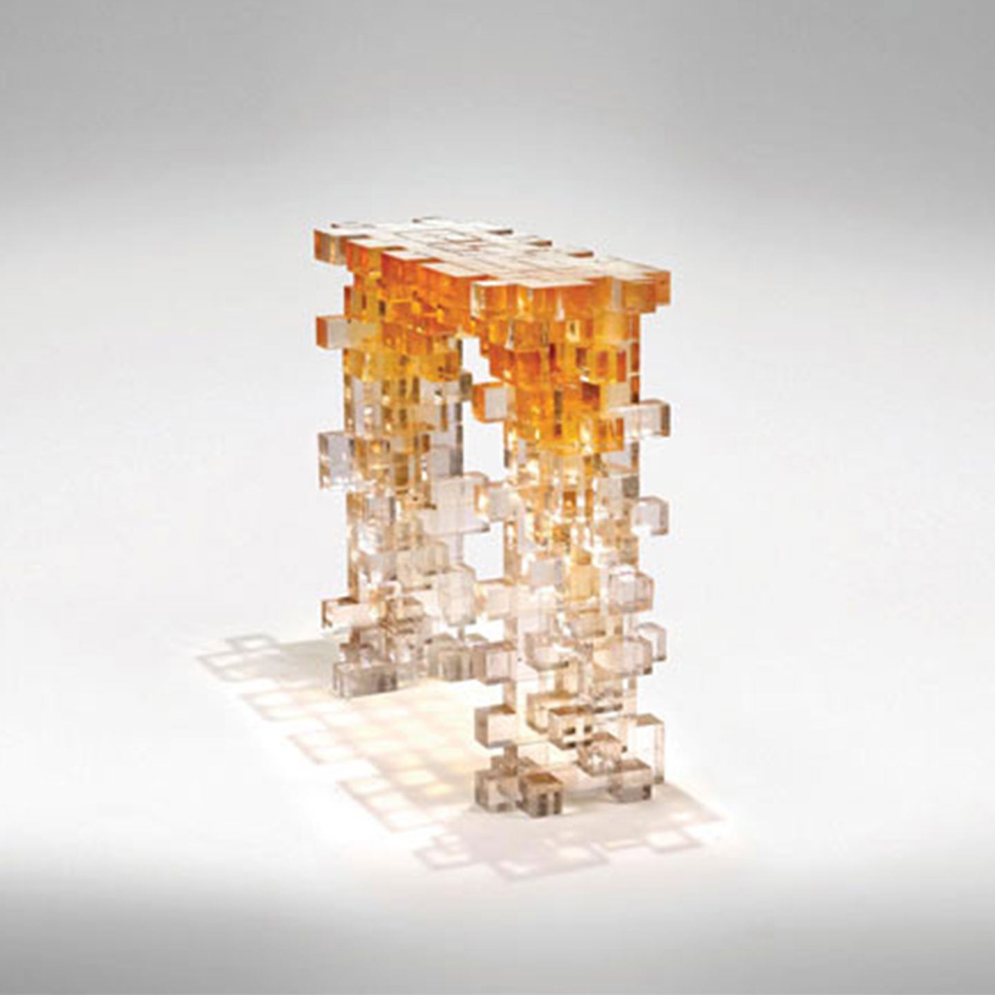 Acrylic console gradient color