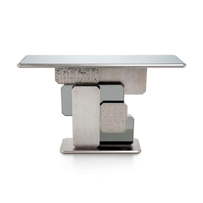 Beautiful Console Bronzed or Silver Finish Top bronzed or Smoked Mirror Mosaic