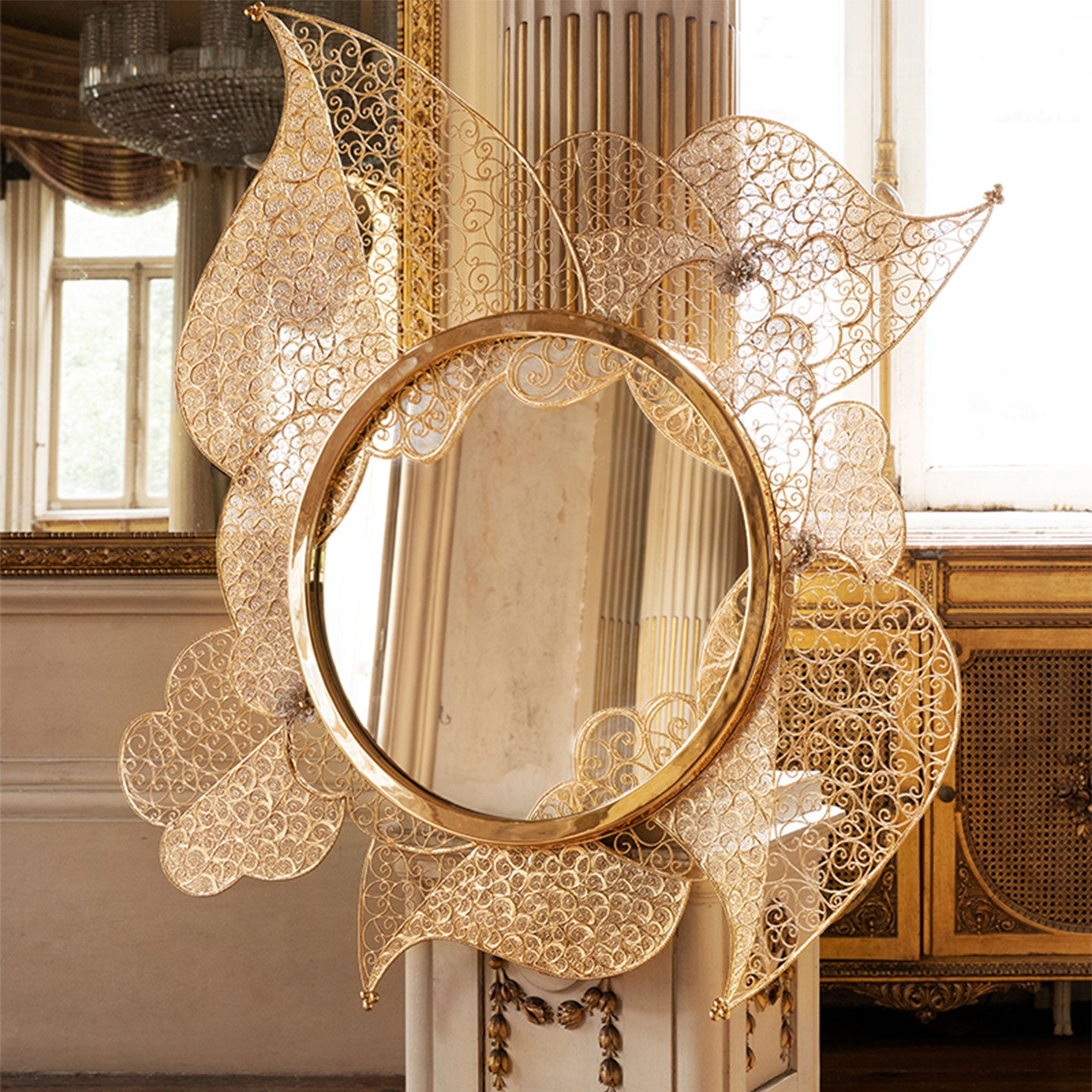 filigree mirror