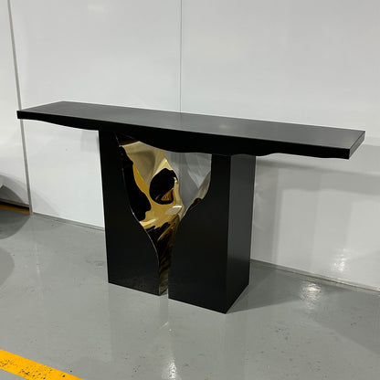 Metal control console black