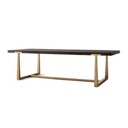 T-Brace Rectangular Extension Dining Table
