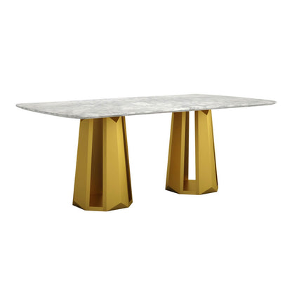 Rectangular dining table