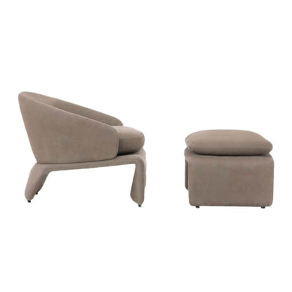 Contemporary Style Fabric Lounge Armchairs Upholstered Armchairs with Armrests Lobby Chairs
