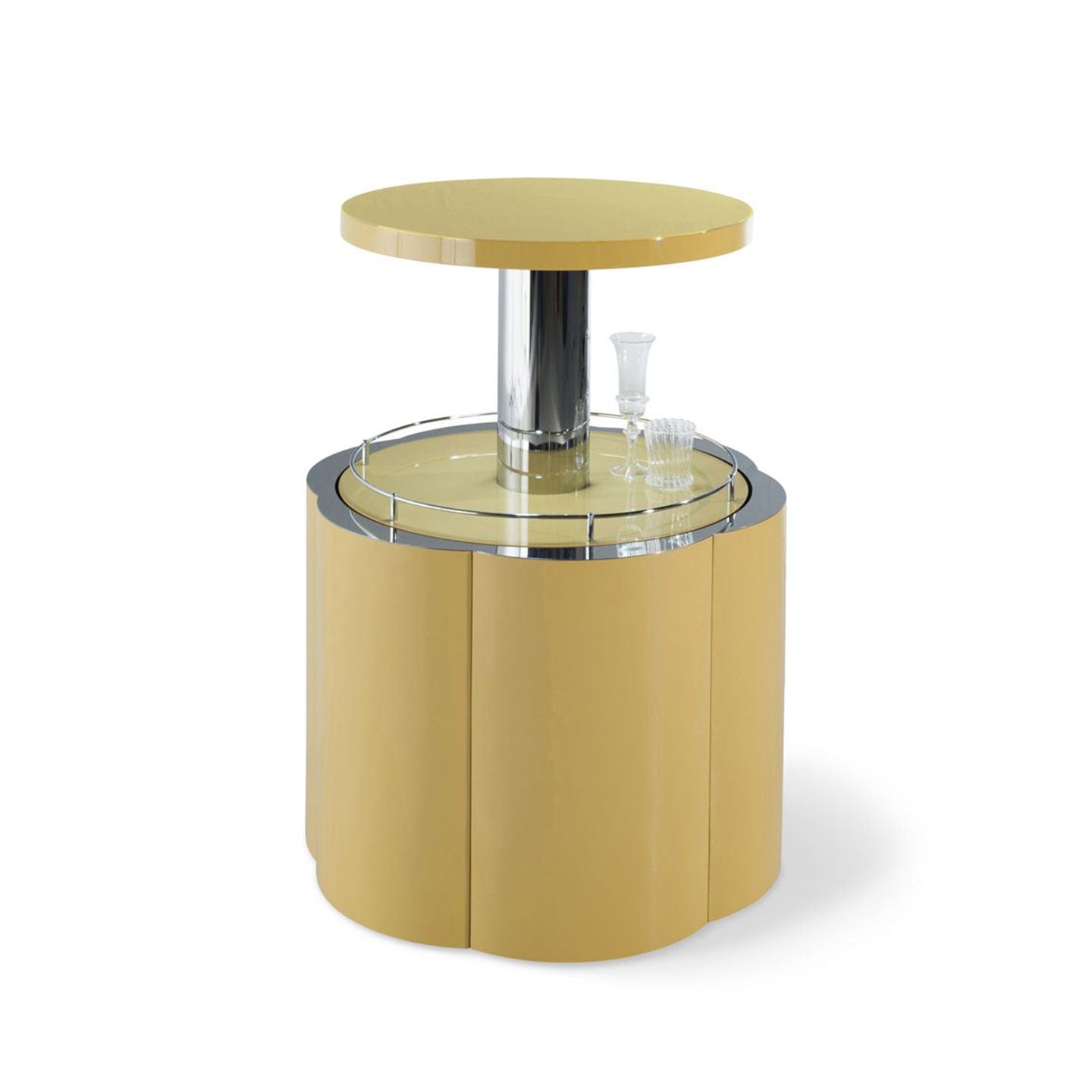 lift flower End table/bar