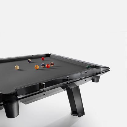 Custom Luxury 8ft 9ft High Quality Glass 8 Ball Pool Table Hot Sale Indoor Billiard Tables With Leather Pockets for Home Use