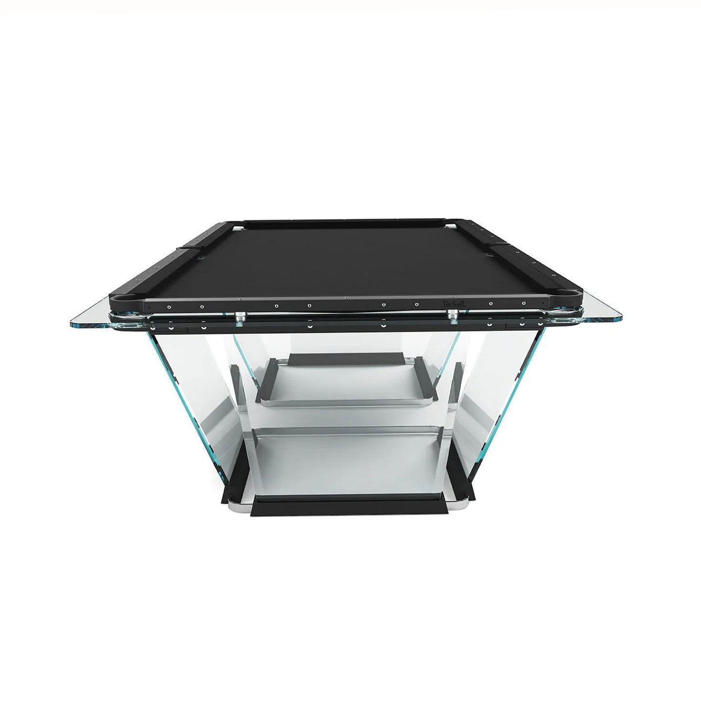 Customizable New Design  Model Snooker Table American Style Indoor Game Black Glass  Pool Table