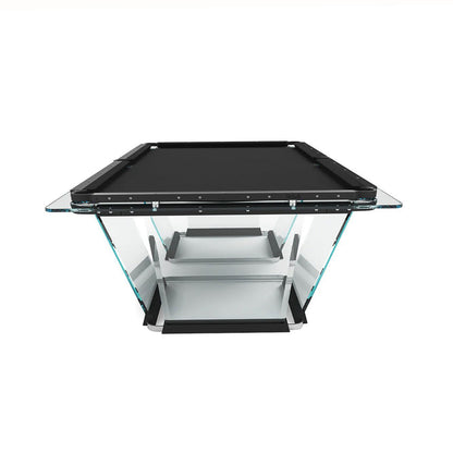 Customizable New Design  Model Snooker Table American Style Indoor Game Black Glass  Pool Table