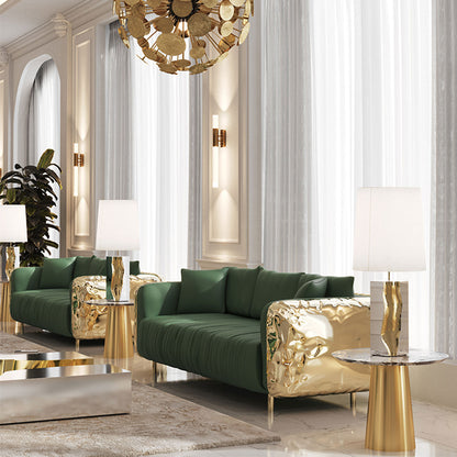 Luxury Green Velvet Sofa