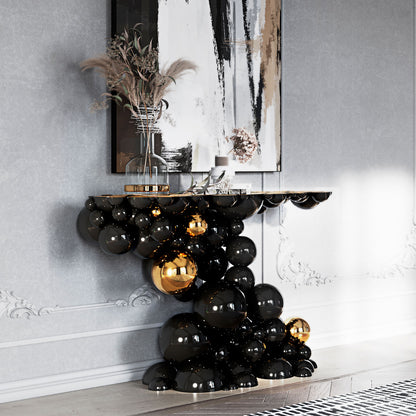 Black Bubble-Shaped Control Console