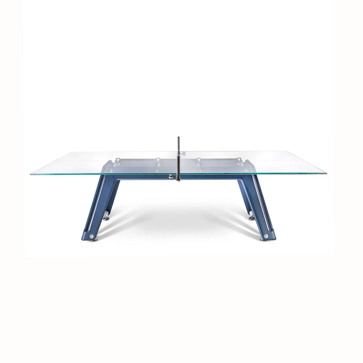 High Quality Furniture Luxury Crystal Class Ping-pong Table Play Table Tennis Modern Design Table For Family Entertainment