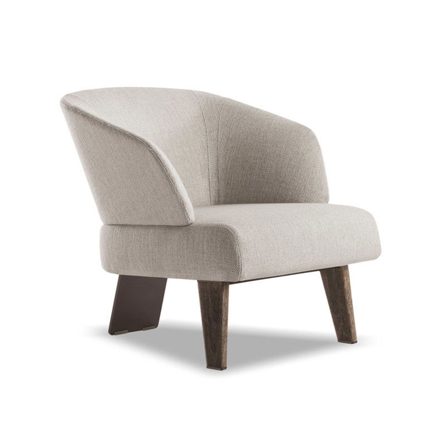 Armless Bent Lounge Chair