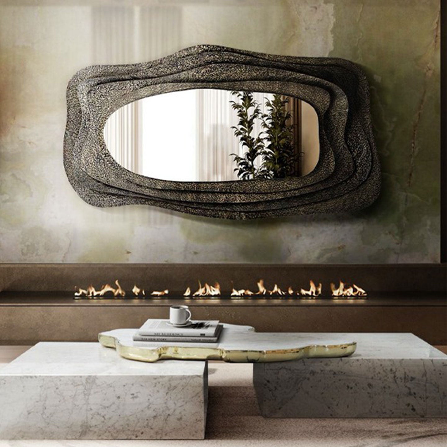 rectangular wall mirror