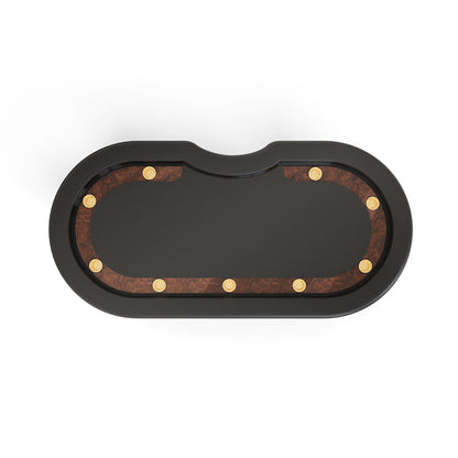 Luxury Modern Design Panel Wood Top Poker Table  for 6-8 Players Indoor Game for Villa Hotel Use