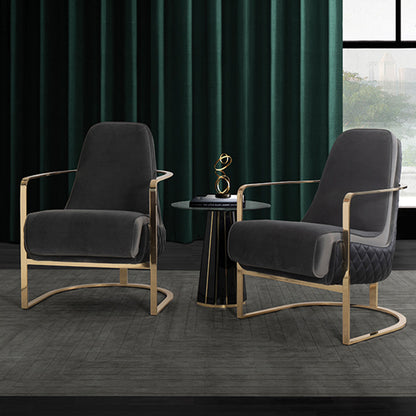 Custom metal-based reception chair