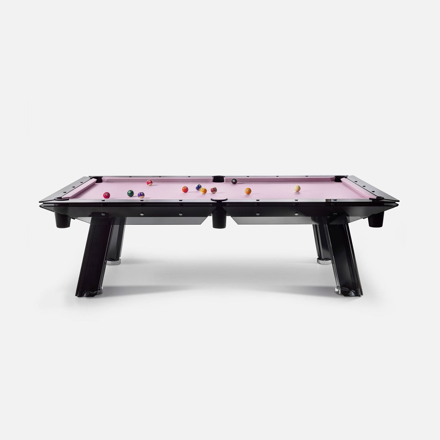 Custom Luxury 8ft 9ft High Quality Glass 8 Ball Pool Table Hot Sale Indoor Billiard Tables With Leather Pockets for Home Use