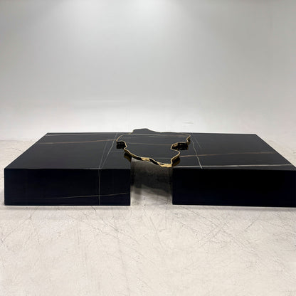 noir marble center table