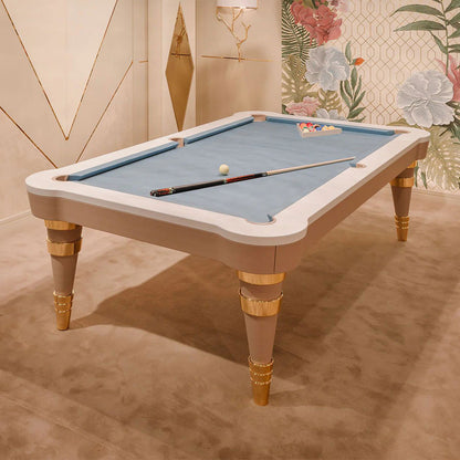 Designer Customised Luxury 8ft 9ft Slate Indoor Pool Table Suitable for indoor or game room Customizable colors