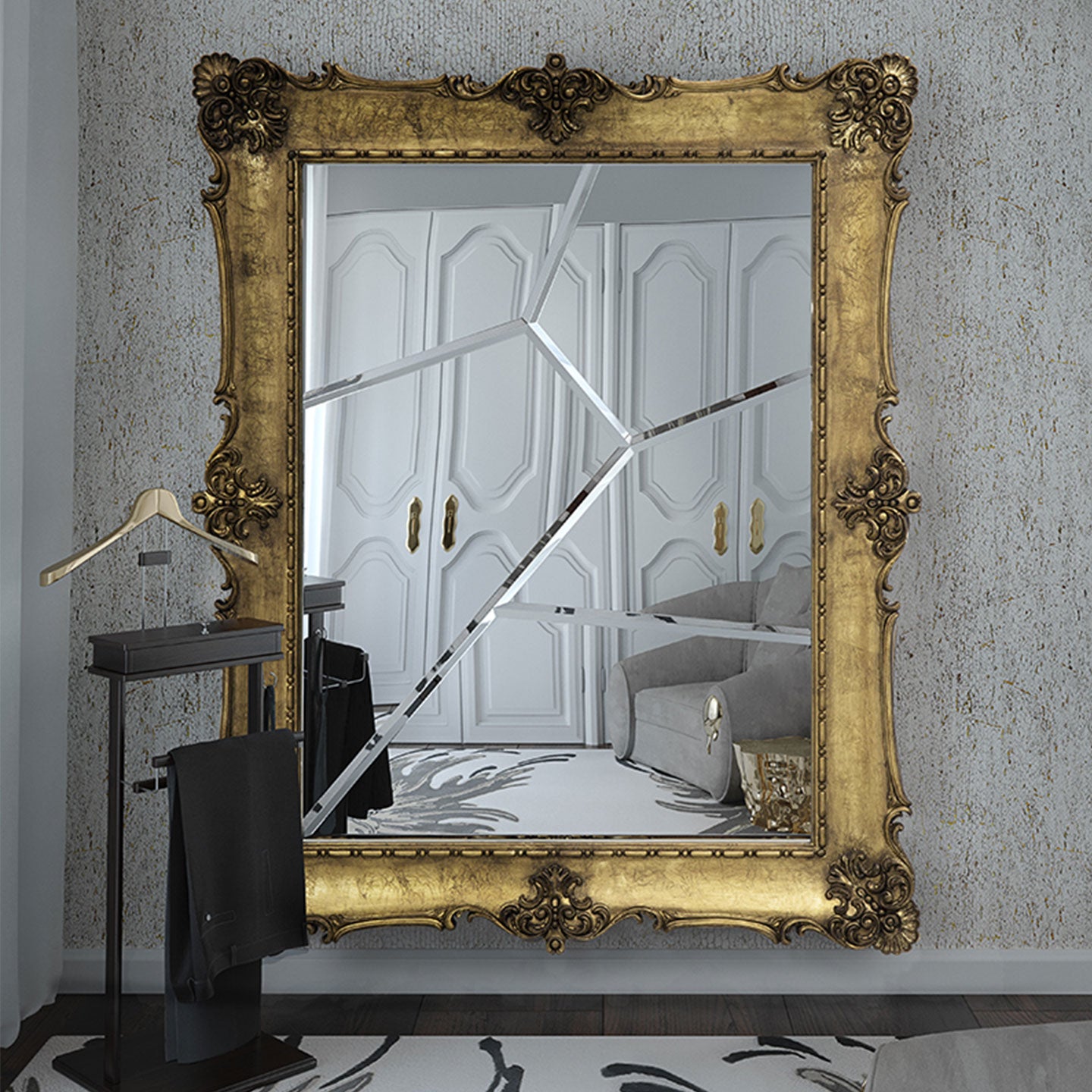 luxury big mirror